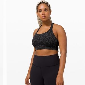 Lululemon Energy Longline Bra Medium Support B-D cups Size 4